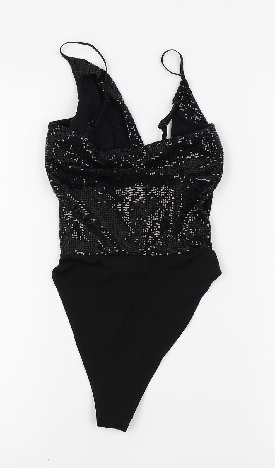 New Look Womens Black   Bodysuit One-Piece Size 6