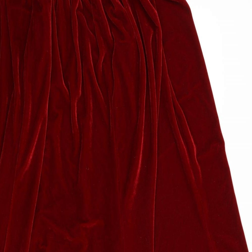 Sixteen 47 Womens Red   A-Line Skirt Size 2XL