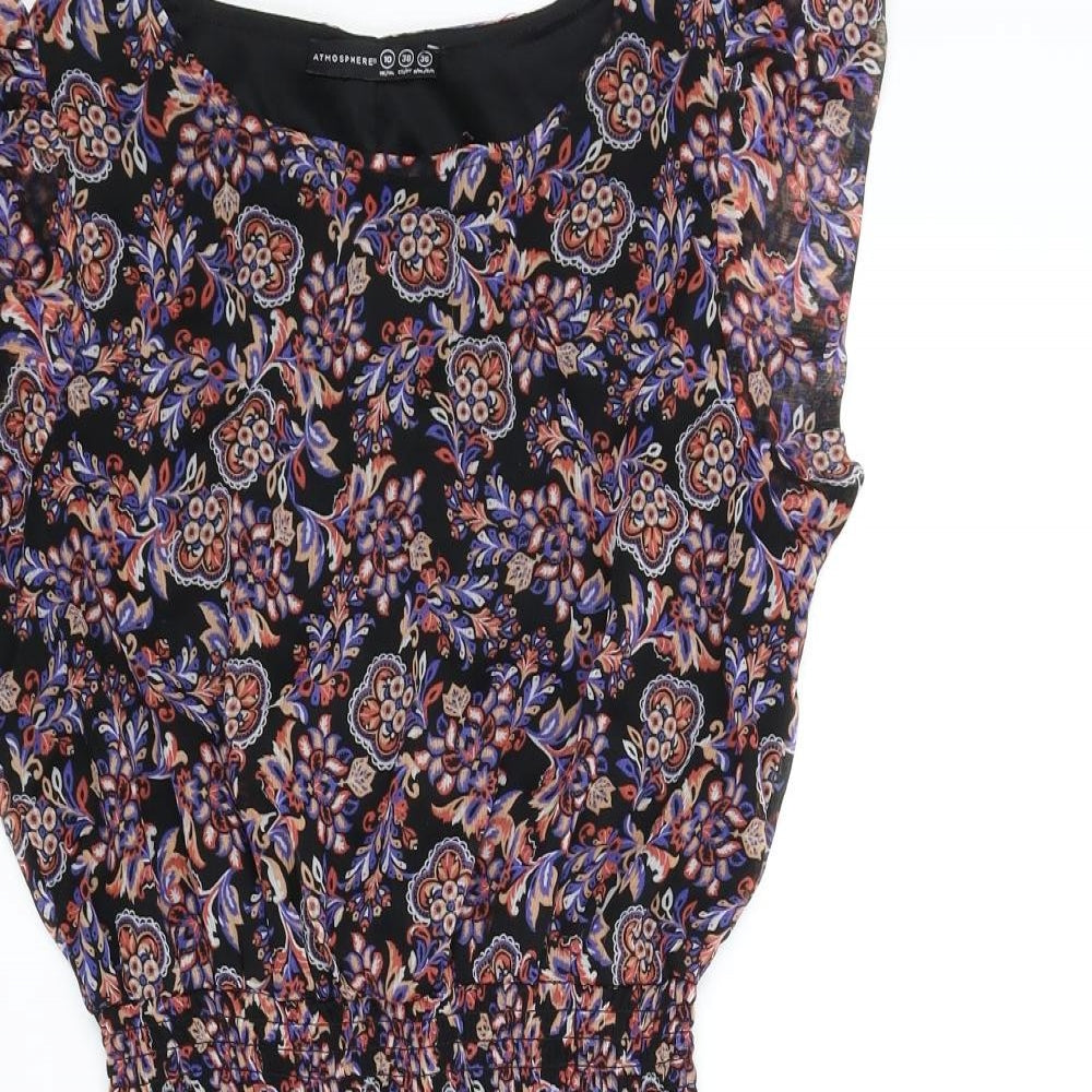 Atmosphere Womens Multicoloured Paisley  A-Line  Size 10