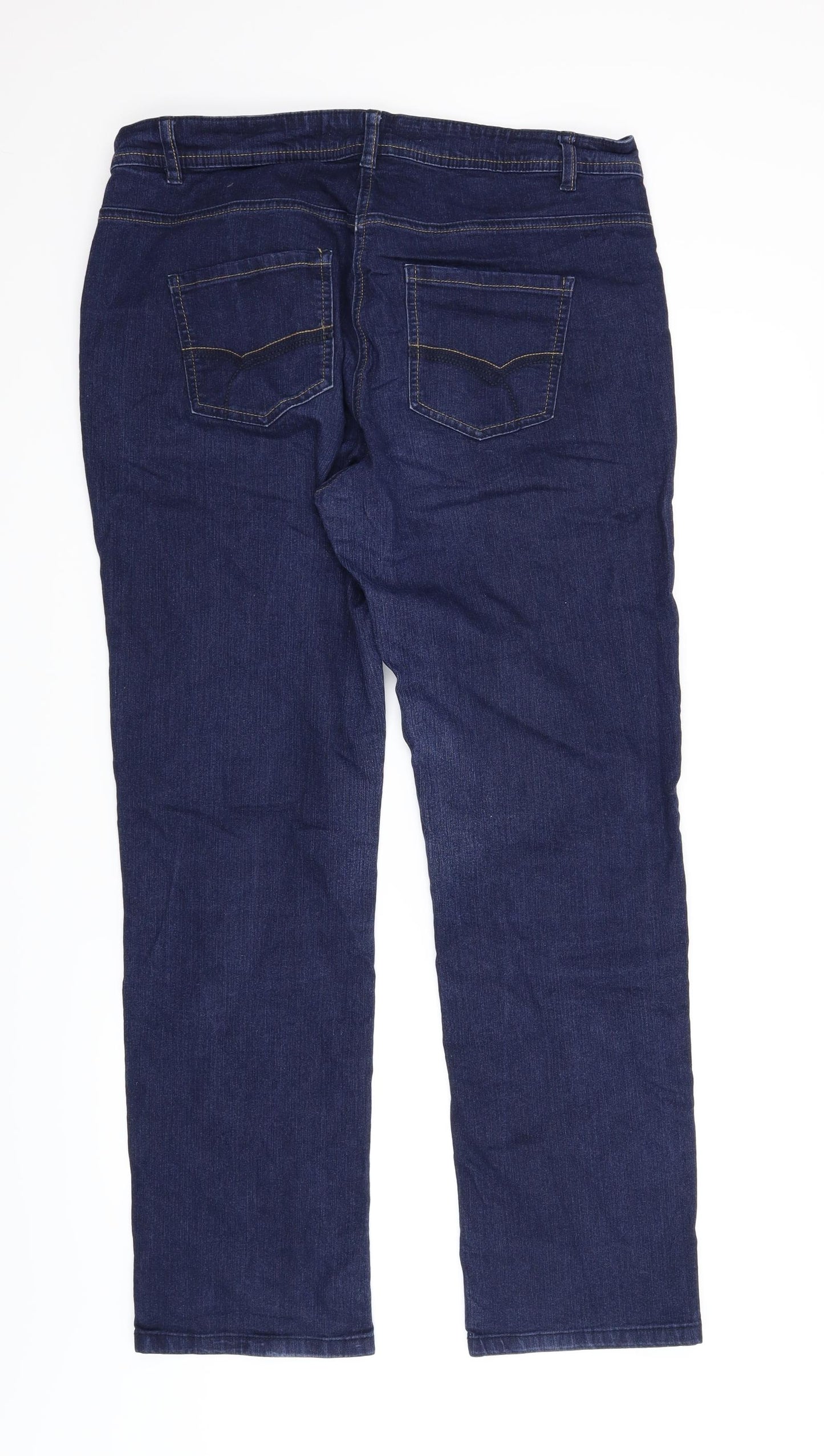 TU Womens Blue   Straight Jeans Size 16 L29.5 in