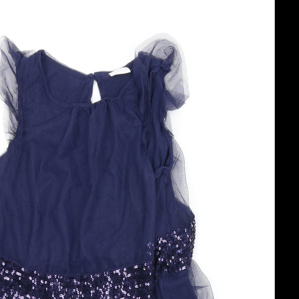 F&F Girls Blue   A-Line  Size 6-7 Years