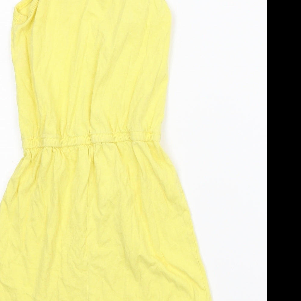 Primark Girls Yellow   Romper One-Piece Size 5-6 Years