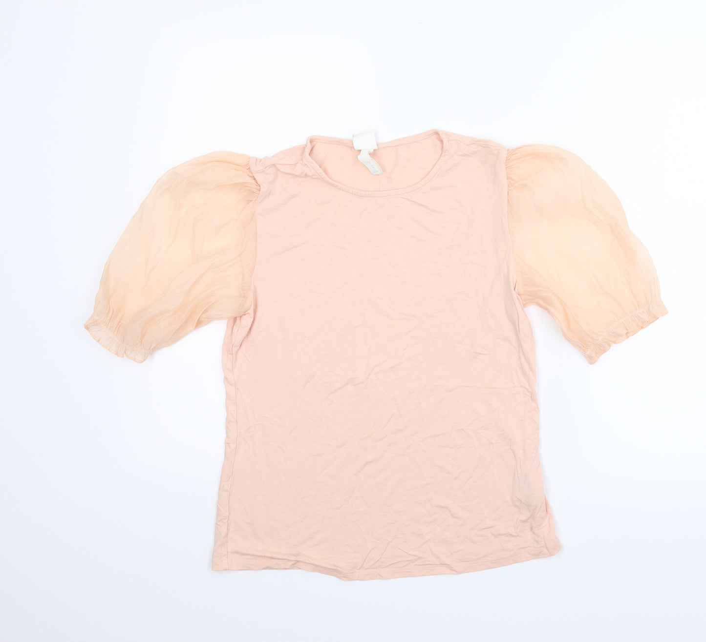 H&M Womens Pink   Basic Blouse Size M