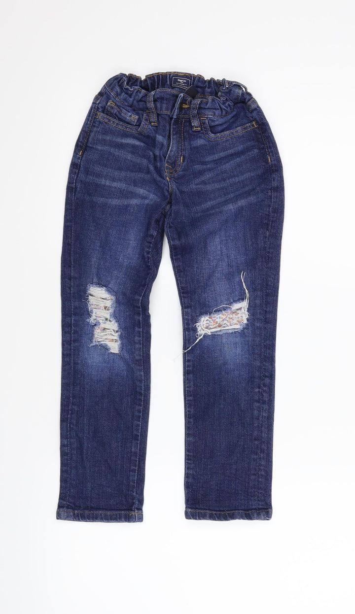 Gap Girls Blue Boyfriend Jeans Size 7 Years