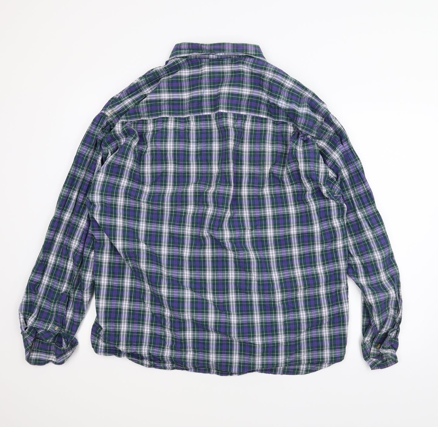 Boston crew Mens Green Plaid   T-Shirt Size L