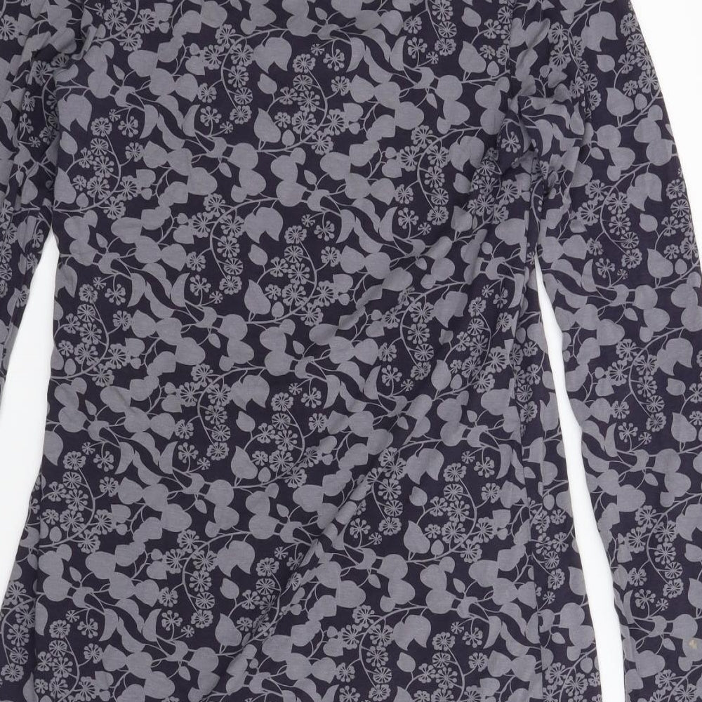 Seasalt Womens Blue Floral  A-Line  Size 8