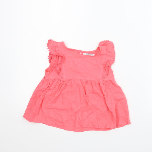 Primark Girls Pink   Basic Blouse Size 5-6 Years