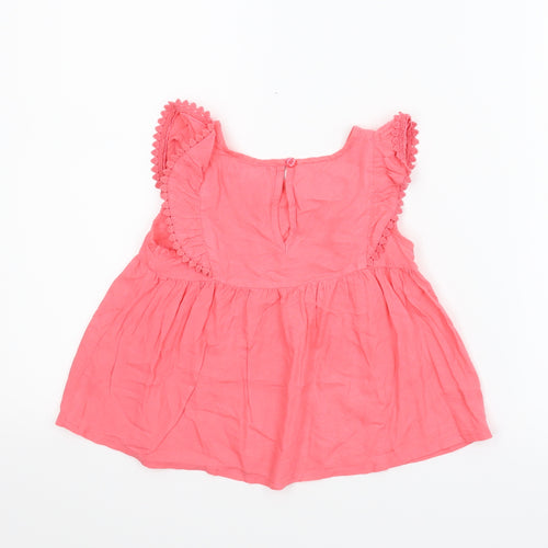 Primark Girls Pink   Basic Blouse Size 5-6 Years