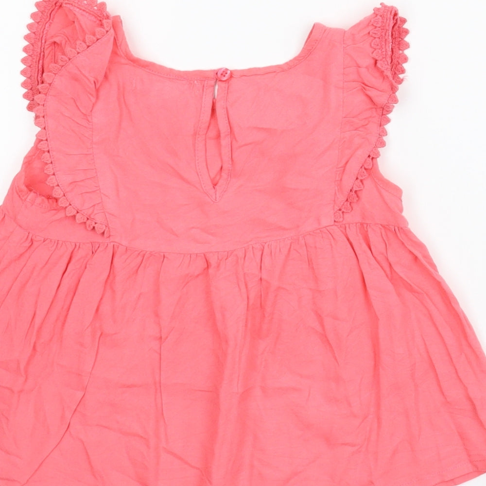 Primark Girls Pink   Basic Blouse Size 5-6 Years
