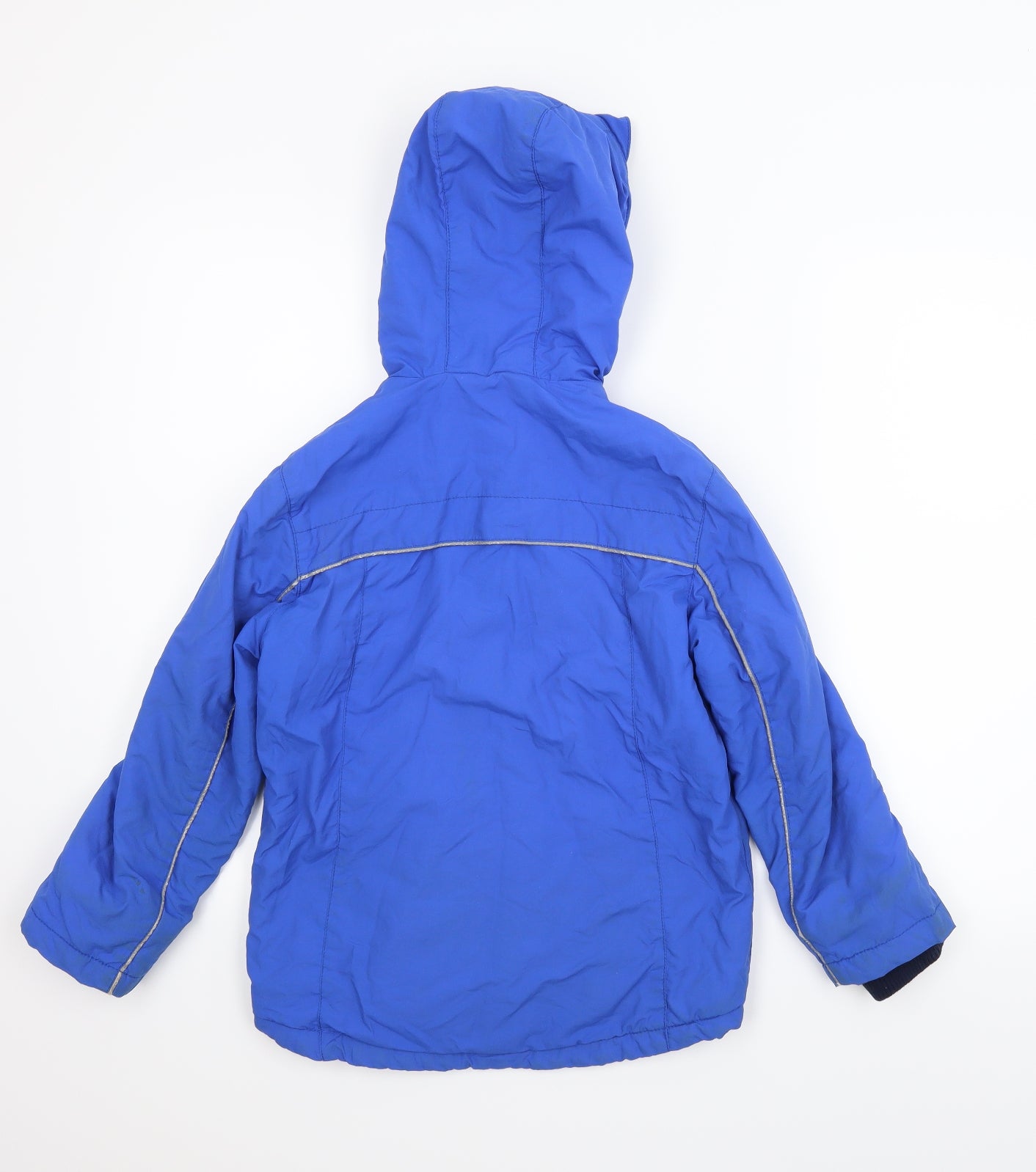 George Boys Blue   Parka Coat Size 7-8 Years