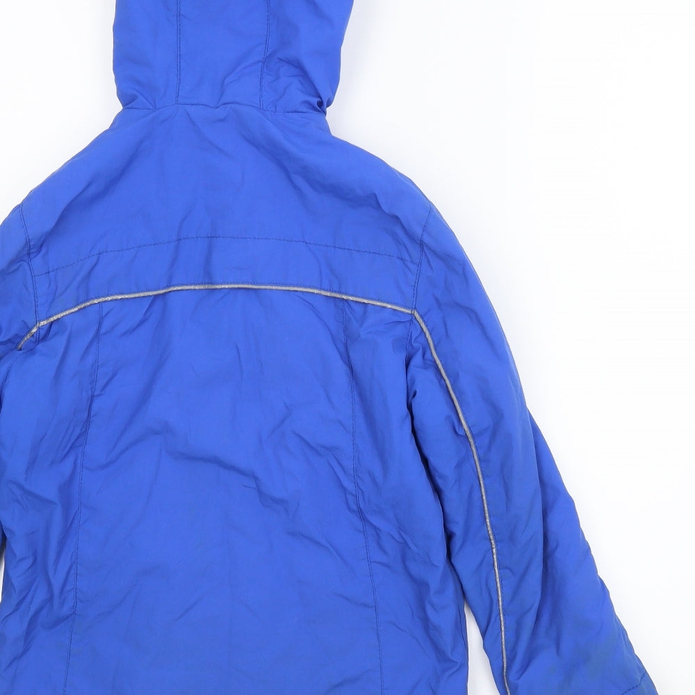 George Boys Blue   Parka Coat Size 7-8 Years