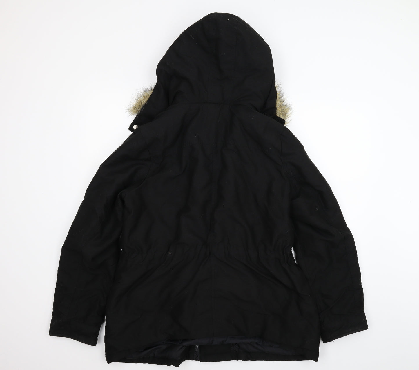 Dorothy Perkins Womens Black   Parka Coat Size 18