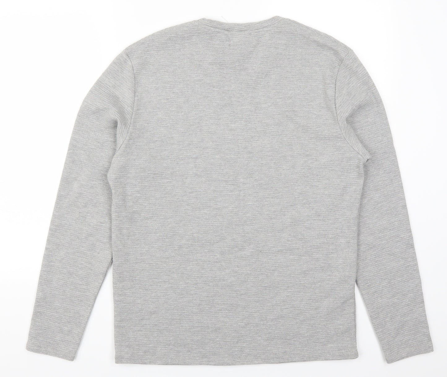 Zara Man Mens Grey    T-Shirt Size L