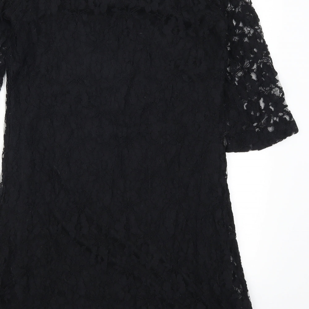 Papaya Womens Black  Lace A-Line  Size 12