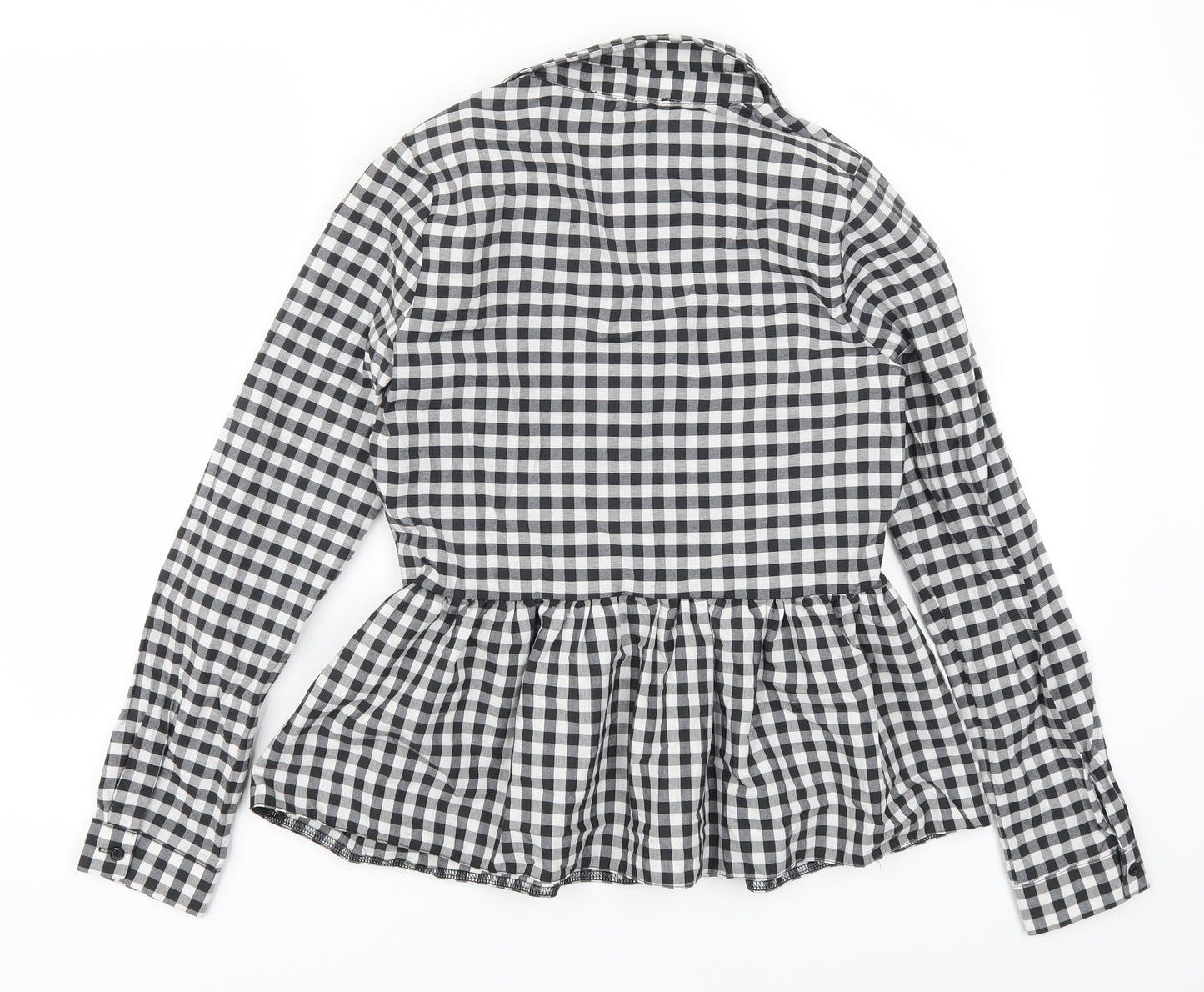 Atmosphere Womens Grey Check  Basic Blouse Size 6