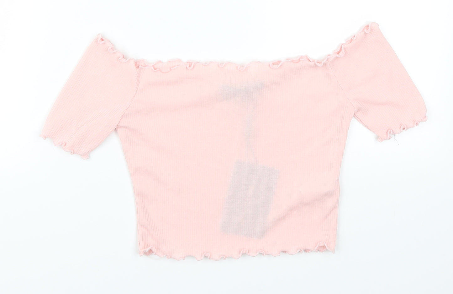 Pretty little Thing Womens Pink   Cropped T-Shirt Size 6