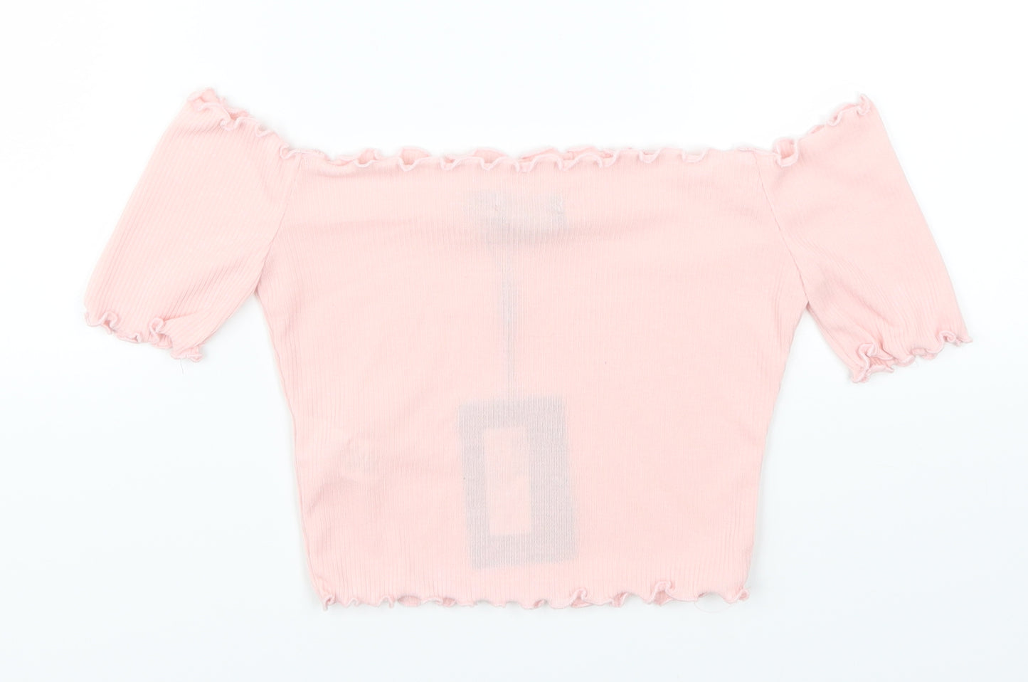 Pretty little Thing Womens Pink   Cropped T-Shirt Size 6