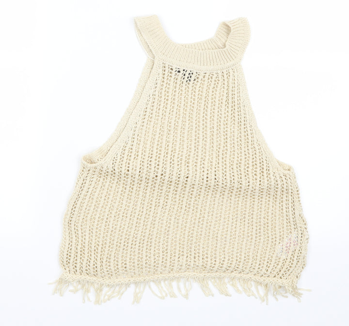 Primark Womens Beige   Pullover Jumper Size 10