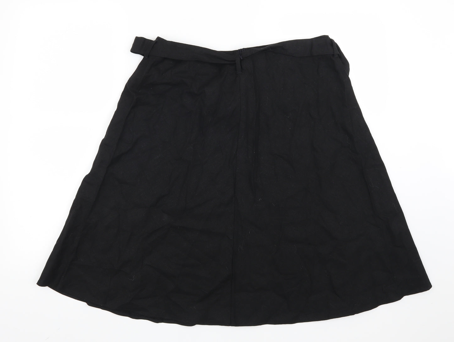 Marks and Spencer Womens Black   Skater Skirt Size 14