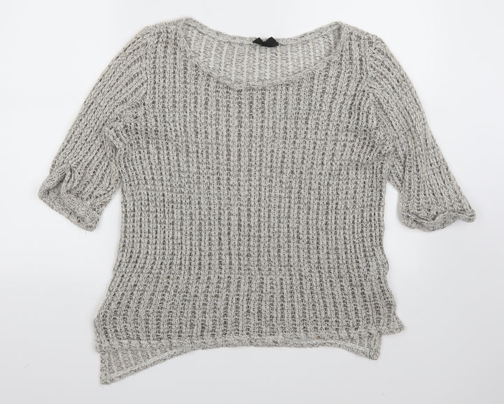 Topshop Womens Grey   Pullover Jumper Size 8