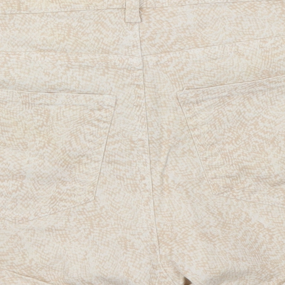 H&M Womens Beige   Hot Pants Shorts Size 8