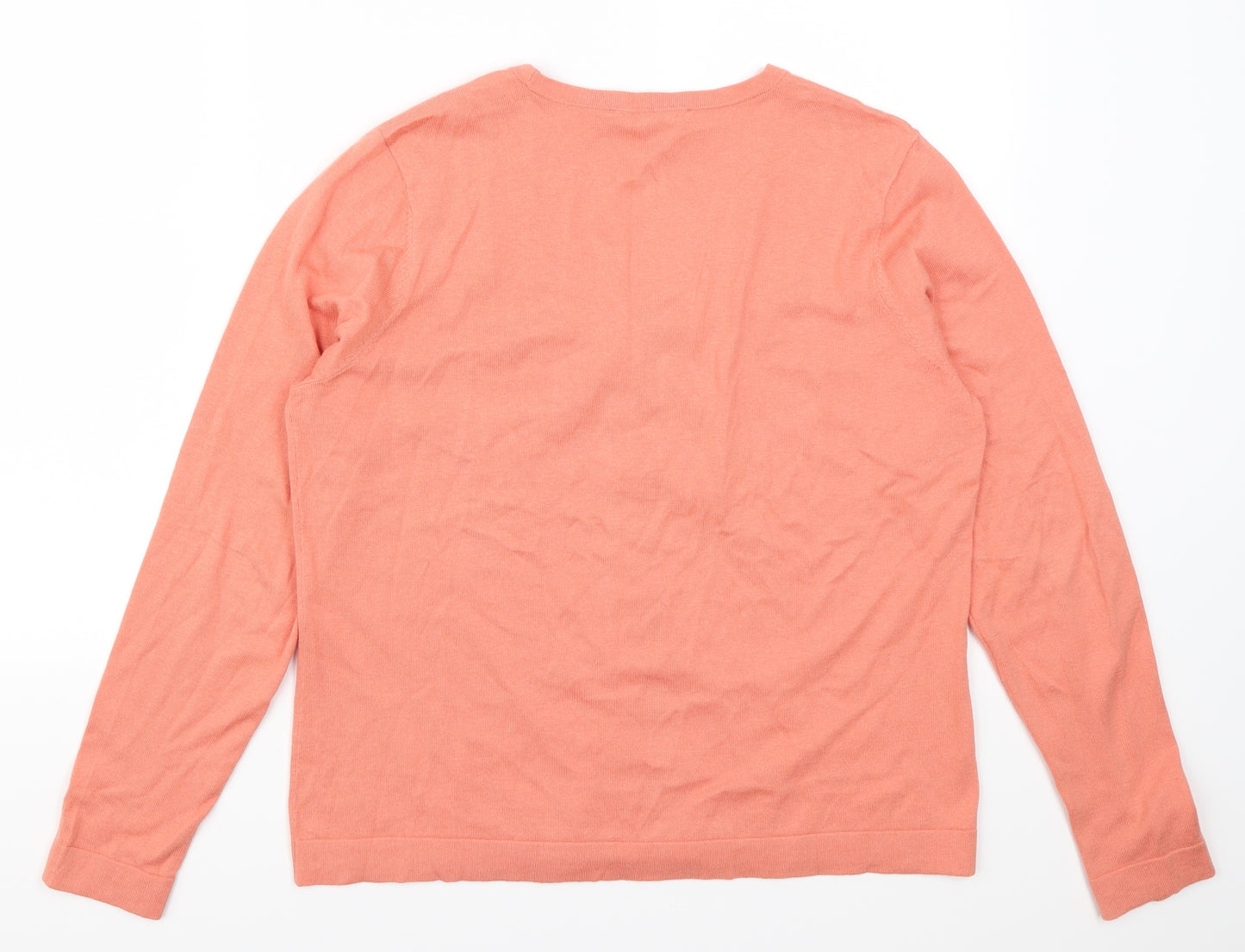 Laura Ashley Womens Pink   Cardigan Jumper Size 14