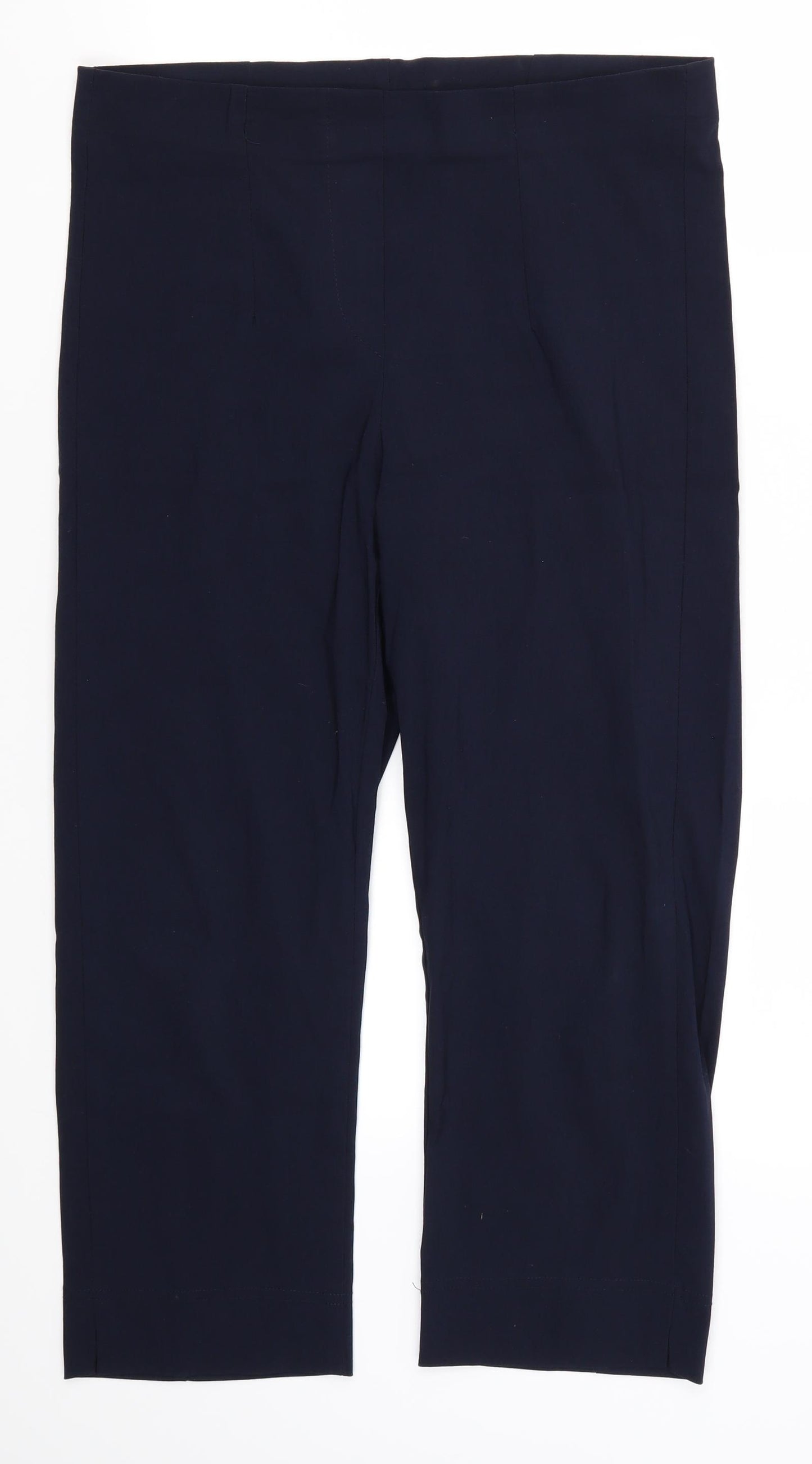 Preworn Womens Blue   Cropped Trousers Size 32 in L22 in
