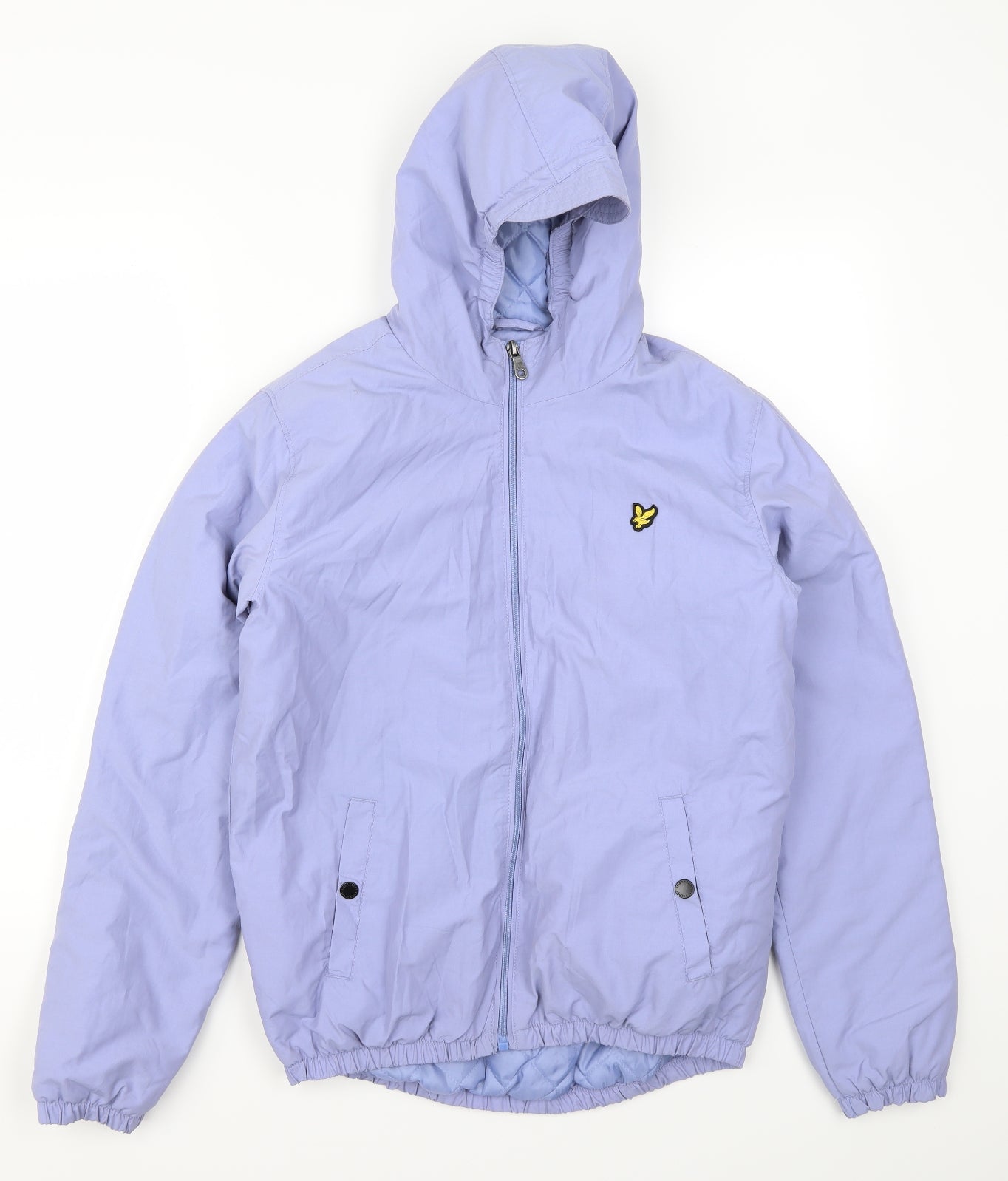 Lyle & Scott Boys Purple   Basic Coat Coat Size 14-15 Years
