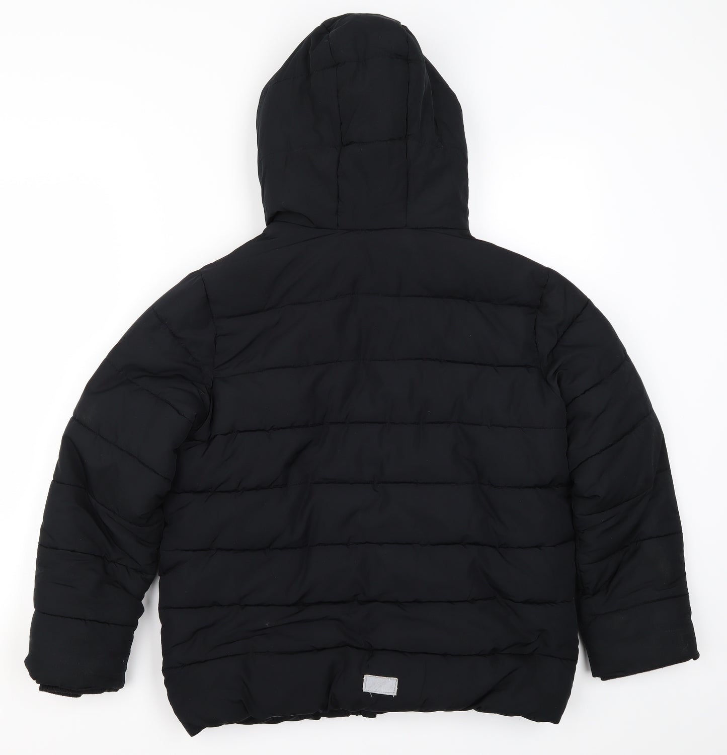 Bluezoo Girls Black   Basic Coat Coat Size 11-12 Years