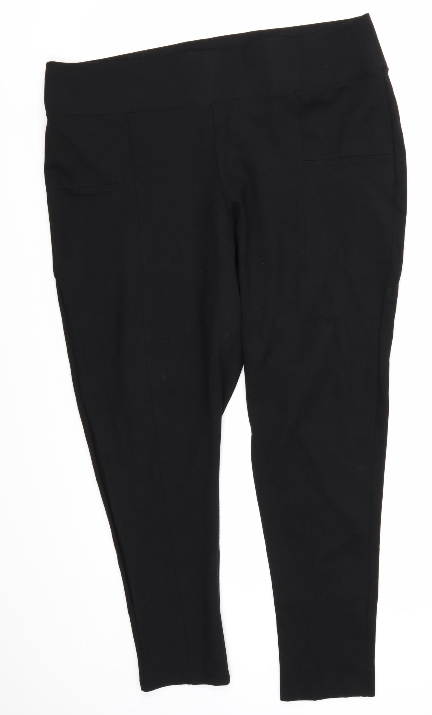 F&F Womens Black   Carrot Leggings Size 22 L28 in