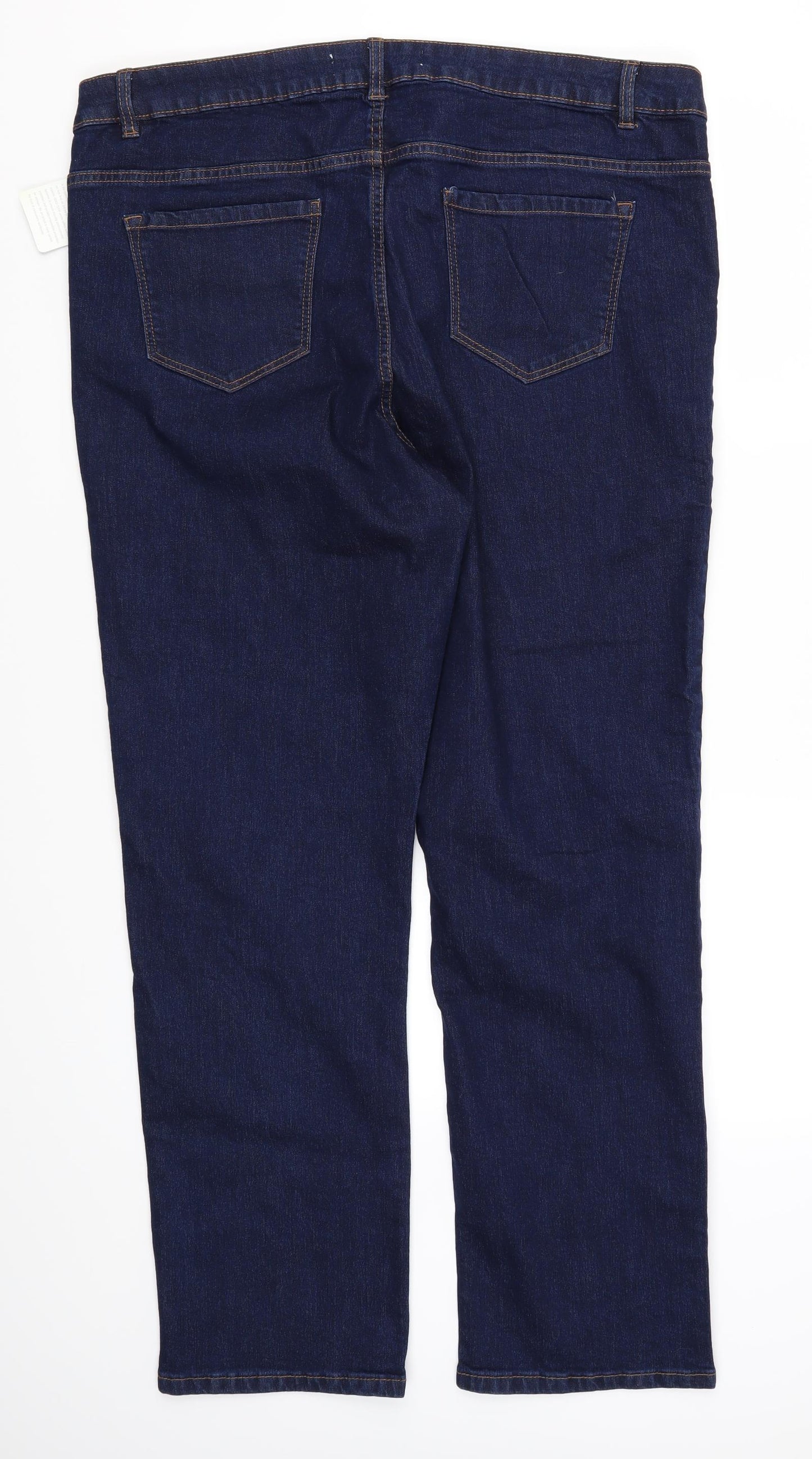 George Womens Blue  Denim Straight Jeans Size 20 L29 in