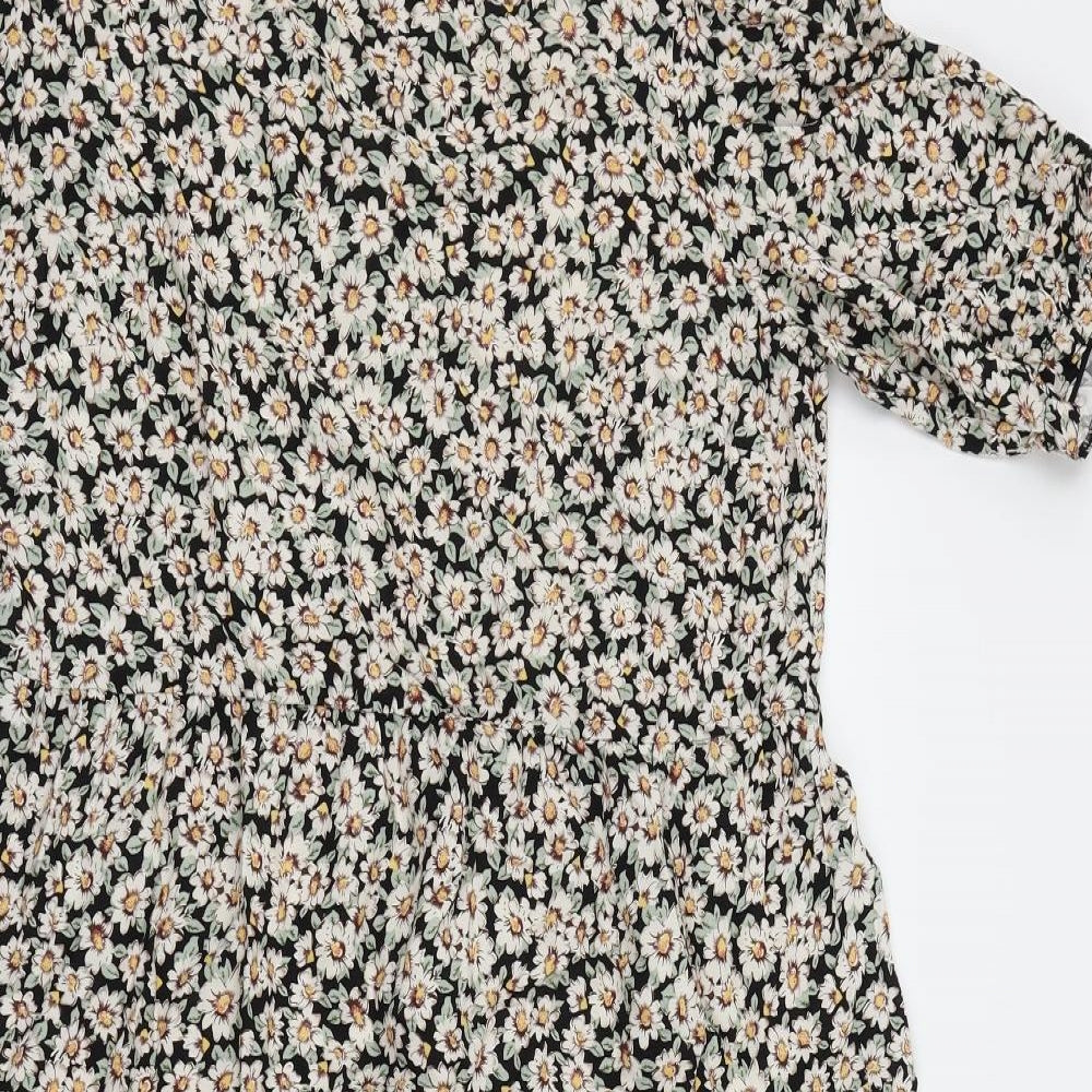 New Look Womens Multicoloured Floral  Fit & Flare  Size 14