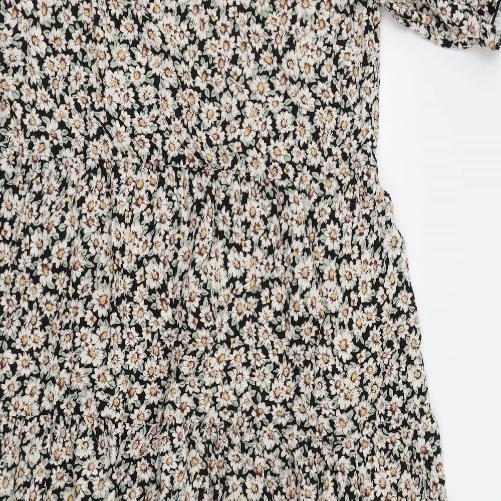 New Look Womens Multicoloured Floral  Fit & Flare  Size 14