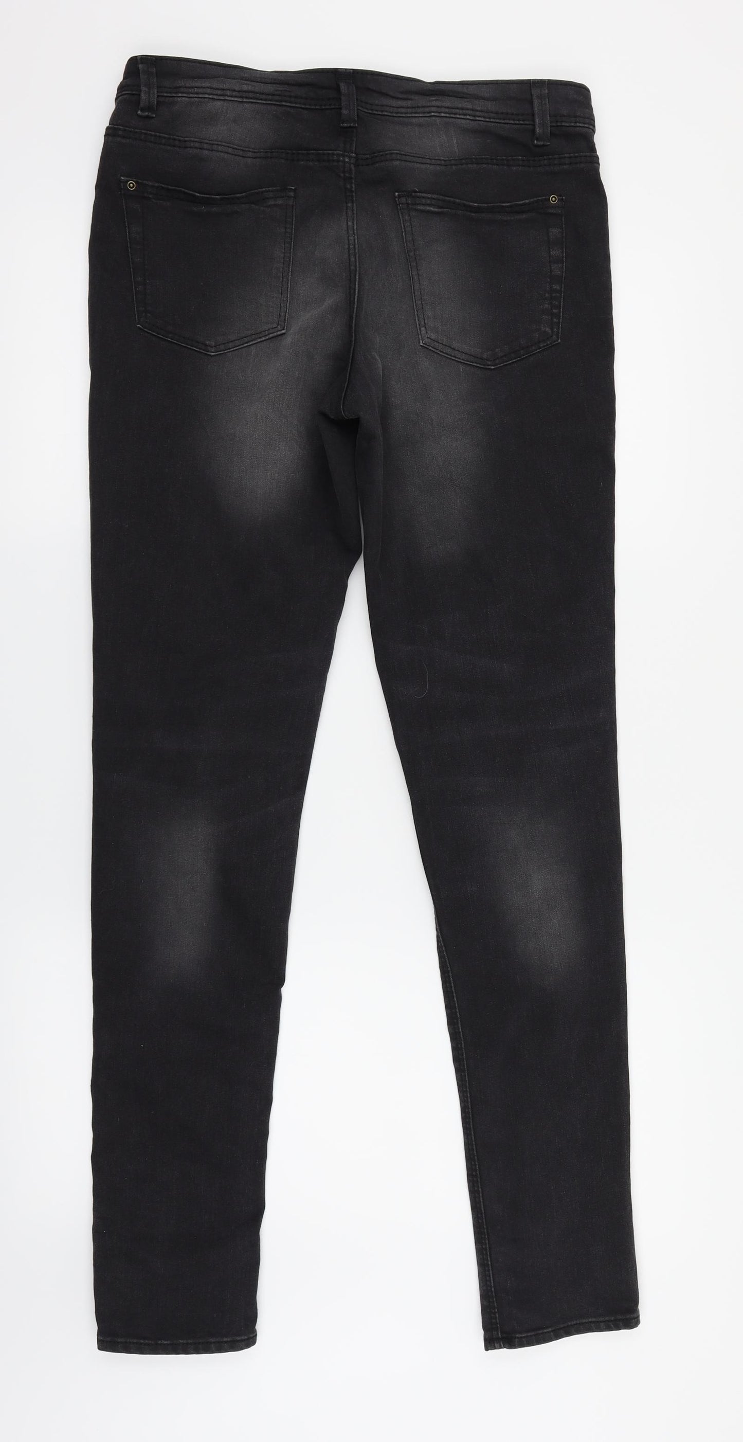 Denim & Co. Womens Black   Skinny Jeans Size 12