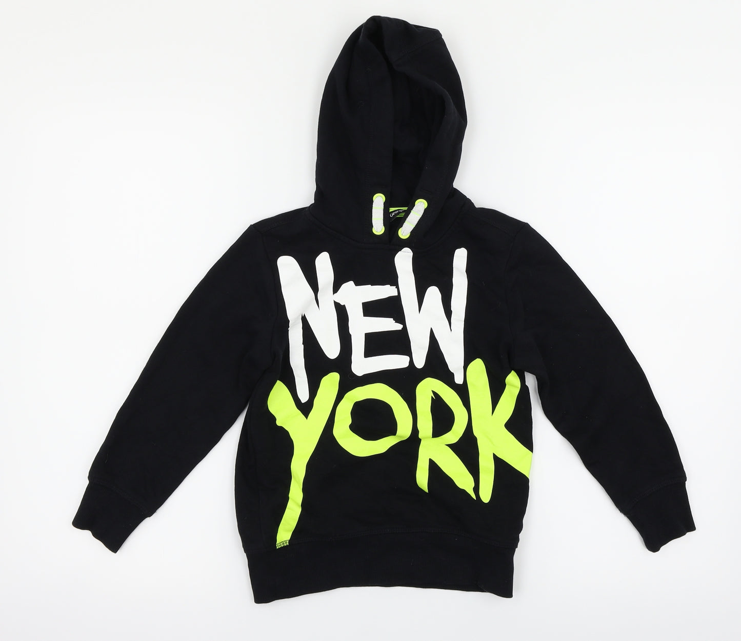George Boys Black   Pullover Hoodie Size 5-6 Years