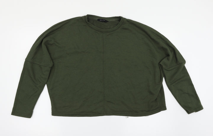 New Look Womens Green Pullover Jumper Size 14