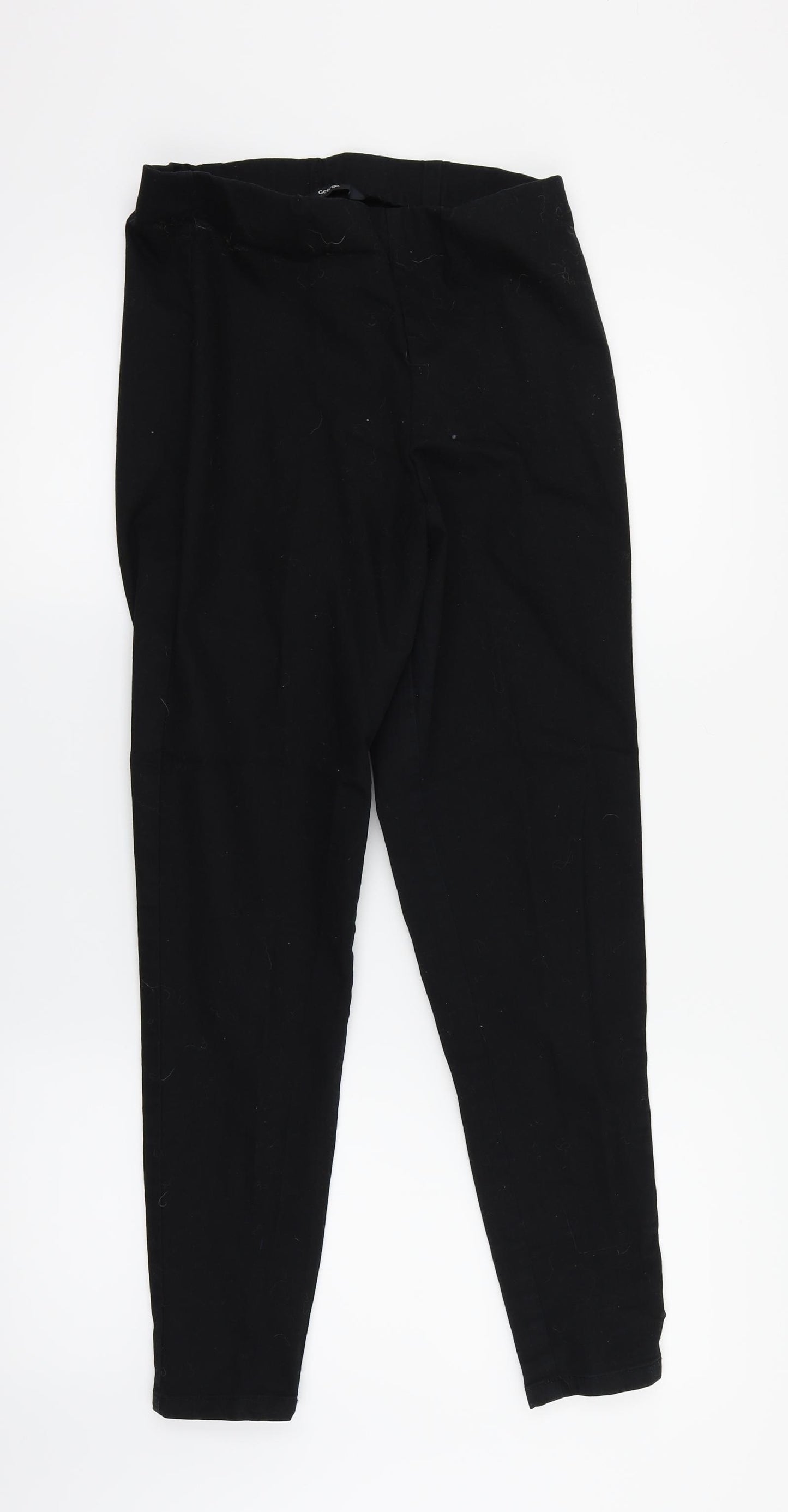 George Womens Black   Jegging Trousers Size 12