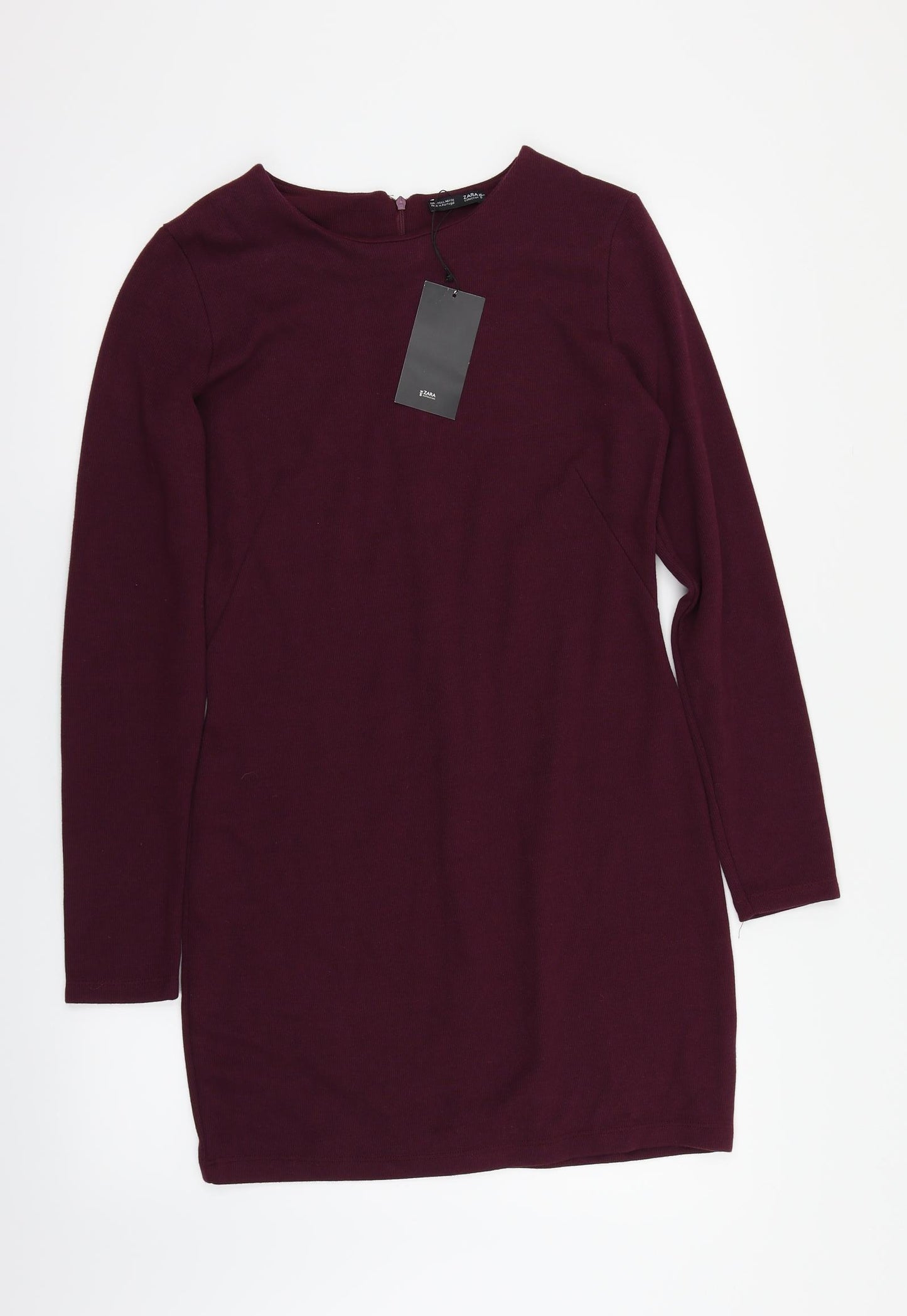 Zara Womens Purple   Pencil Dress  Size L