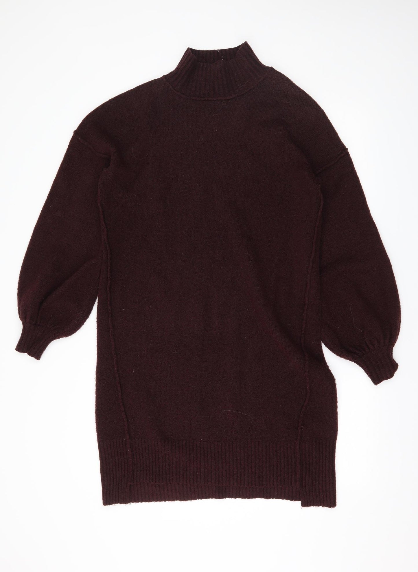 River Island Womens Brown  Knit Jumper Dress  Size S