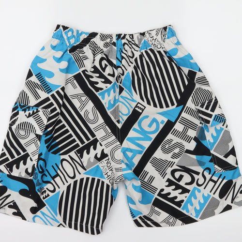 LZF Mens Multicoloured Geometric  Sweat Shorts Size S