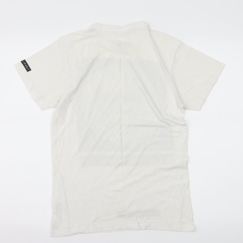 Cedar Wood State Mens White  Jersey  T-Shirt Size XS  - NYC Alaska