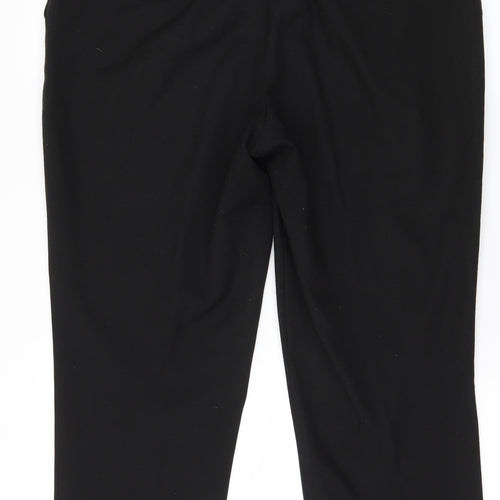 Preworn Womens Black   Trousers  Size 36 in L27 in