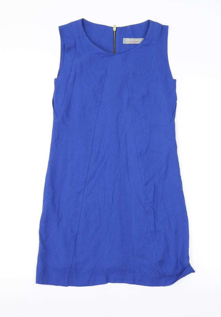 Dorothy Perkins Womens Blue A-Line Size 4