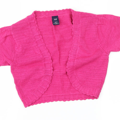 Gap Womens Pink  Knit Shrug Jumper Size XS