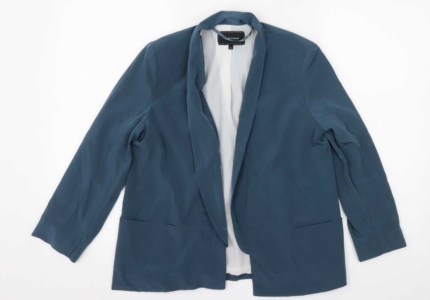 River Island Womens Blue   Jacket Blazer Size 8
