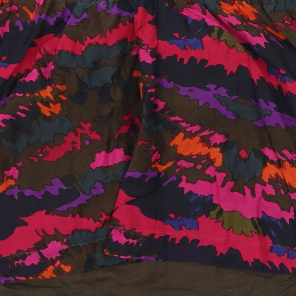 French Connection Womens Multicoloured Geometric  A-Line Skirt Size 6  - Abstract Design