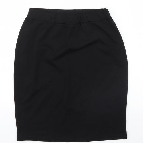 Favo Look Womens Black   Straight & Pencil Skirt Size M