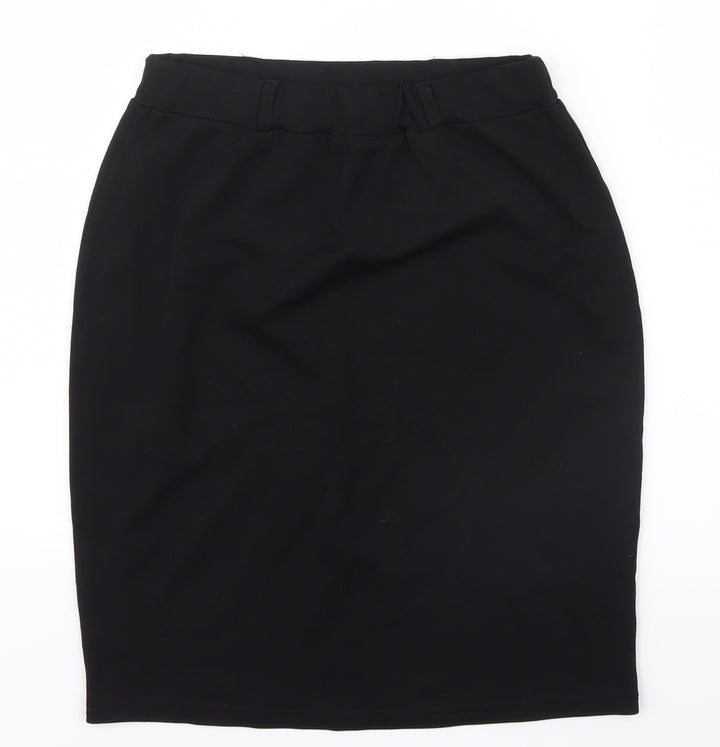 Favo Look Womens Black   Straight & Pencil Skirt Size M