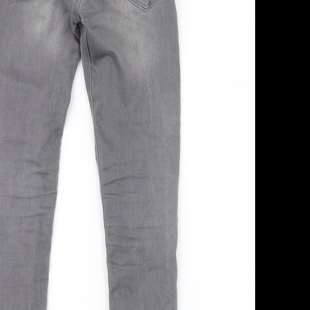 Matalan Boys Grey  Denim Straight Jeans Size 9 Years
