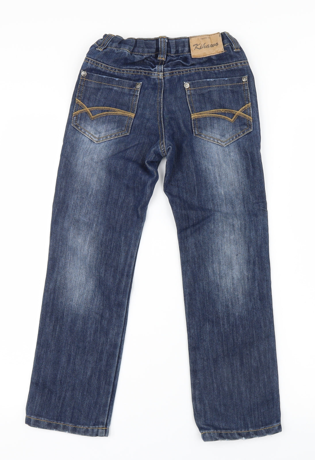 La Redoute Boys Blue  Denim Straight Jeans Size 8 Years